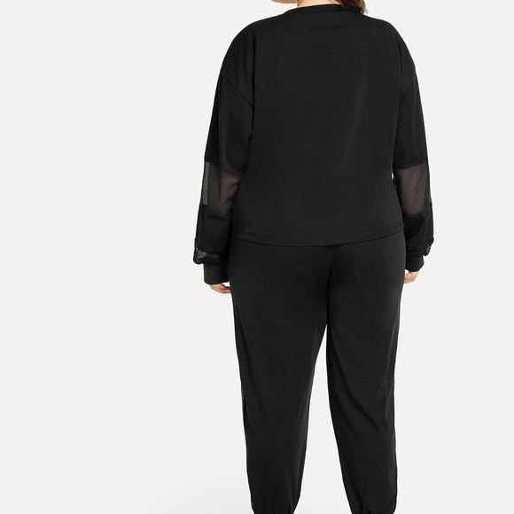 plus 2 piece joggers set tracksuit sweatsui - Picture 3 of 3